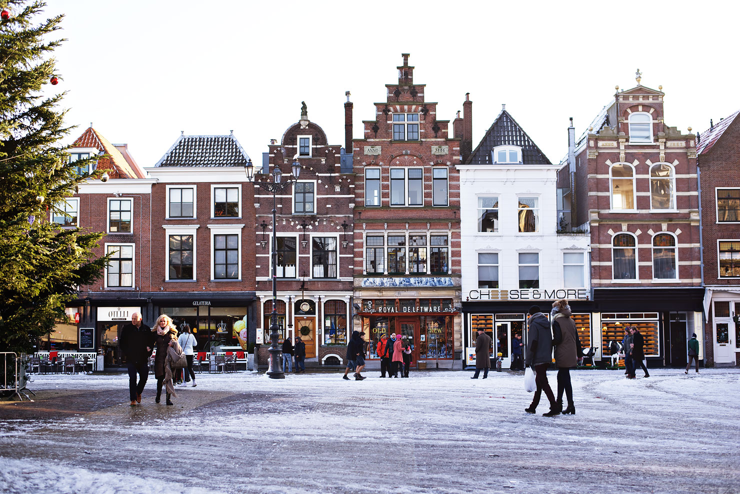 Markt (Market Square) in Delft, the Netherlands