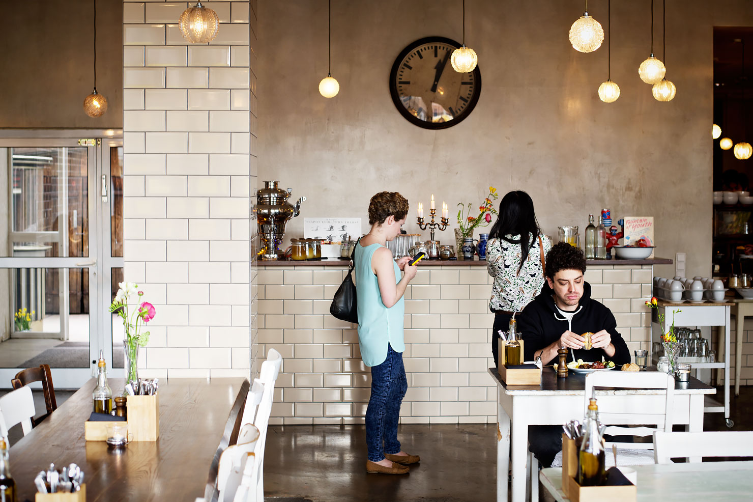 Boutique Hotel in Berlin: Michelberger Hotel - Restaurant