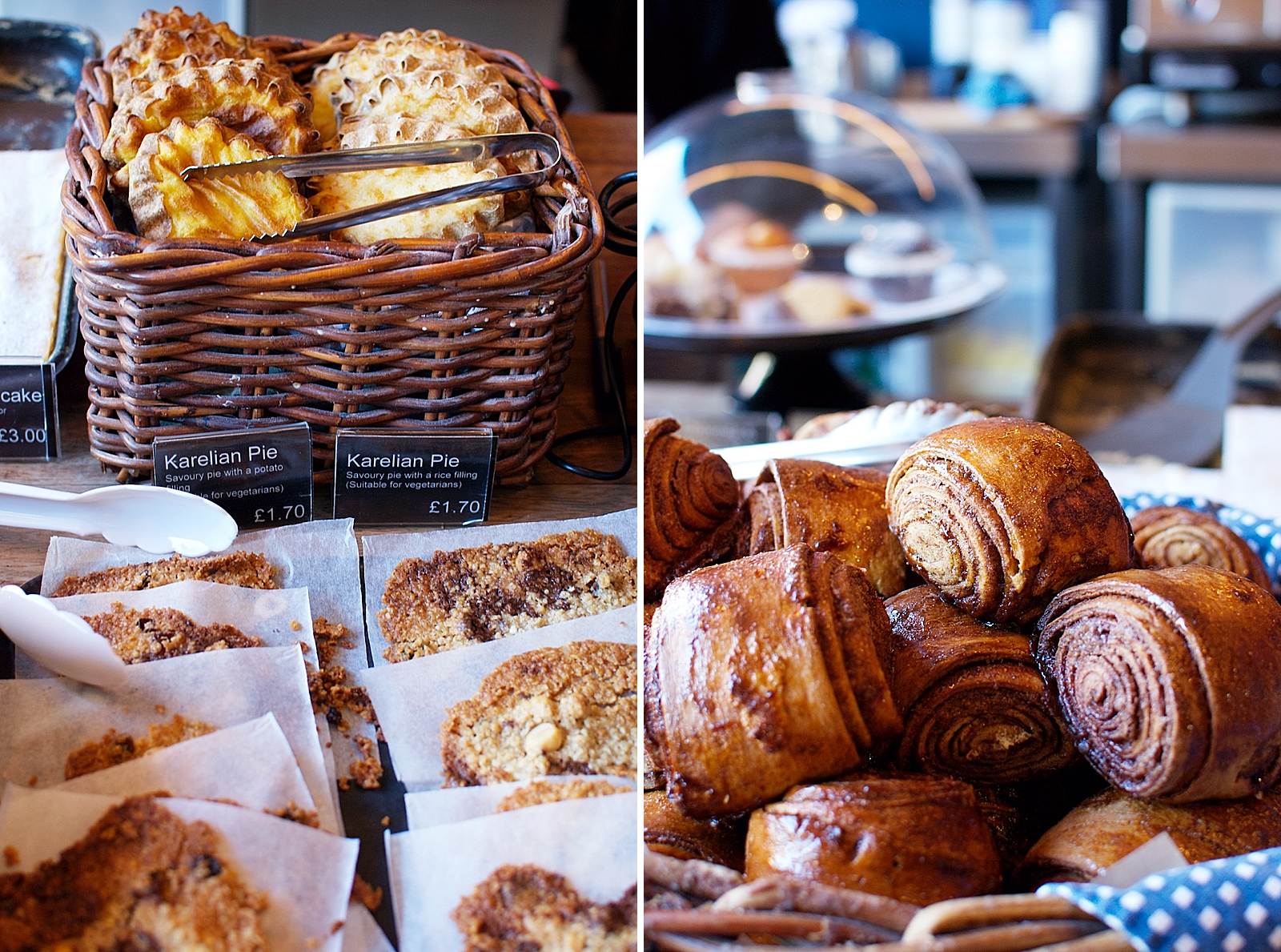 The famous cinnamon buns at Nordic Bakery in London