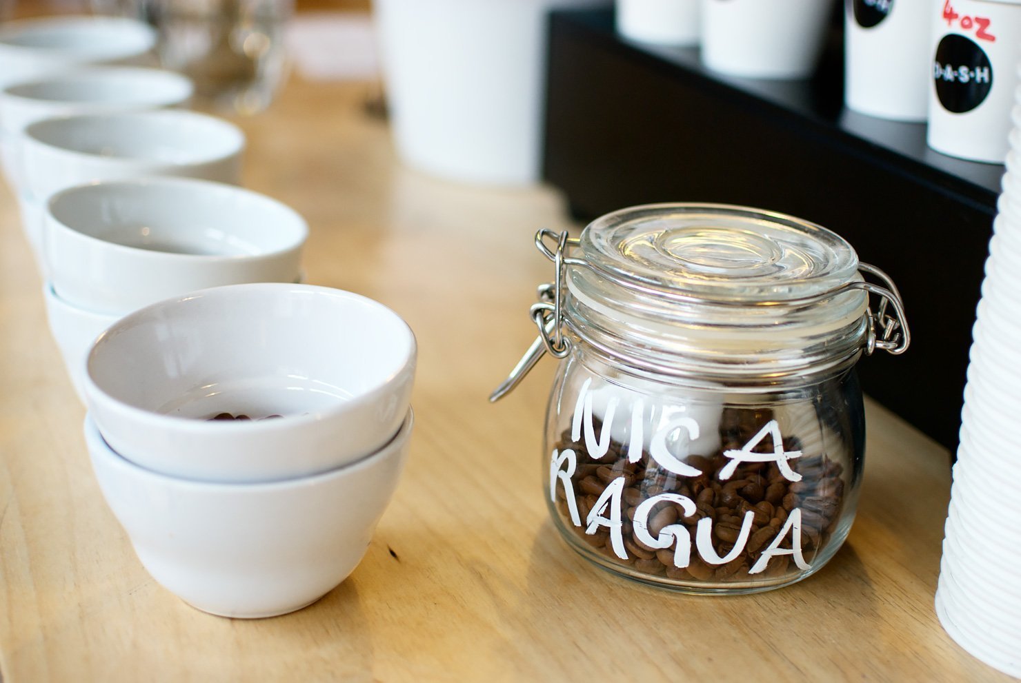 Coffee tasting (or cupping) at Drink, Shop & Dash - a new specialty coffee bar in King's Cross in London