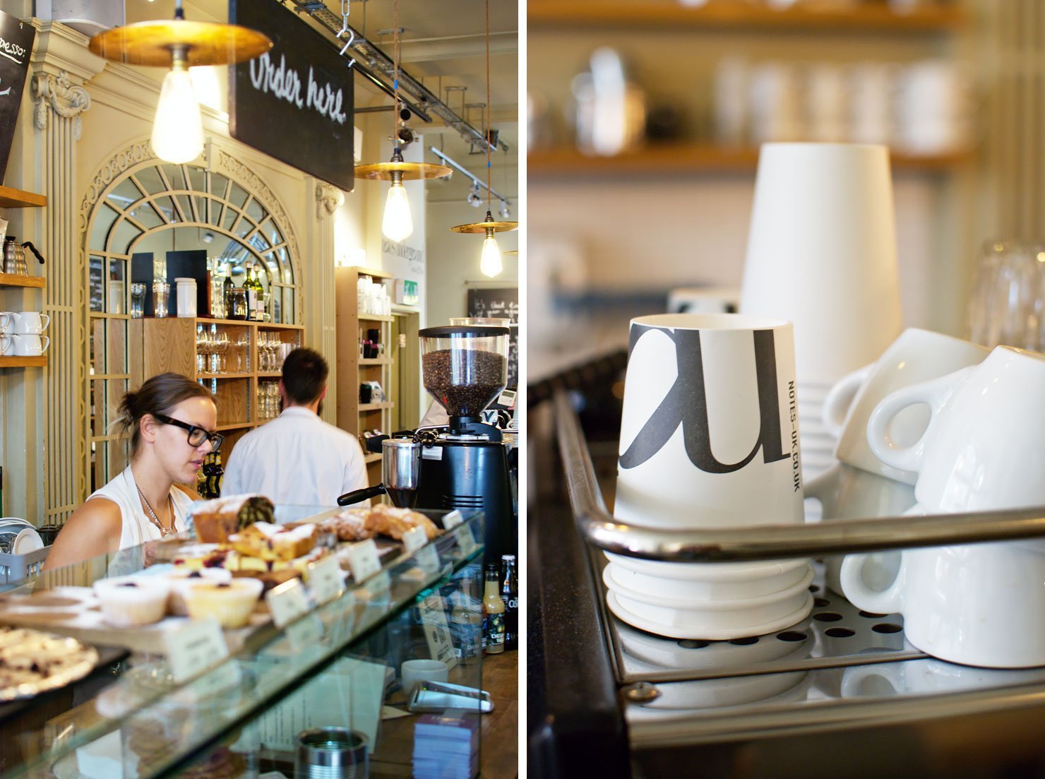 Notes Trafalgar Square is one of London's best coffee shops. Serving great coffee in a beautiful, stylish venue in central London.