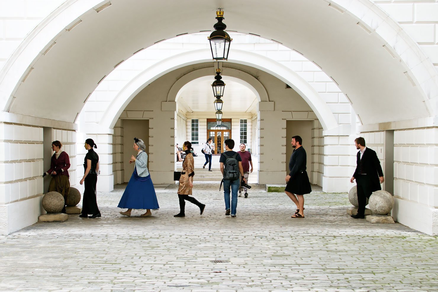 Queen's House in Greenwich celebrating the 300th anniversary of the Longitude Act in 1714