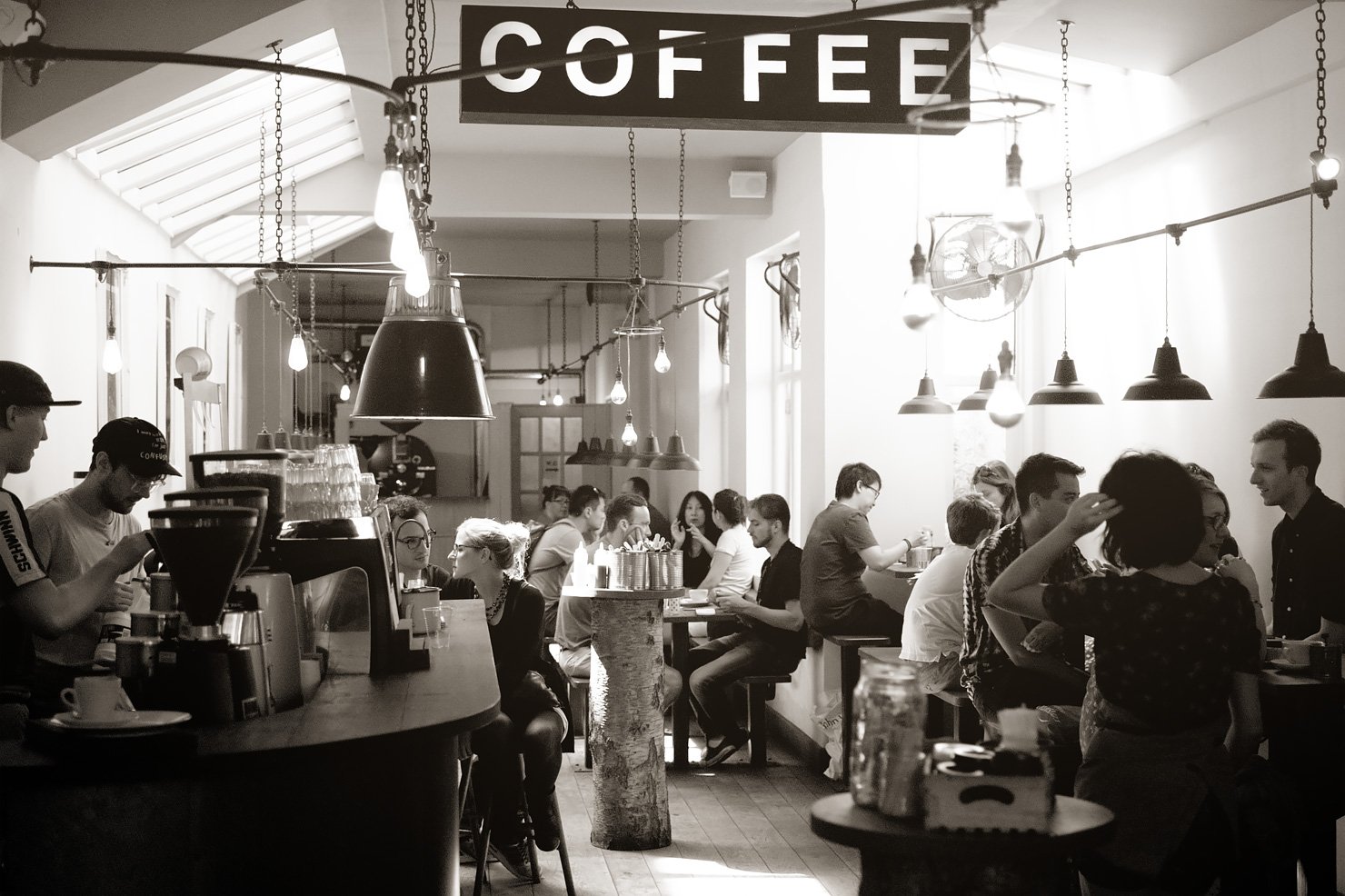 TAP Coffee on 193 Wardour Street in central London. One of the best coffee places in the city.