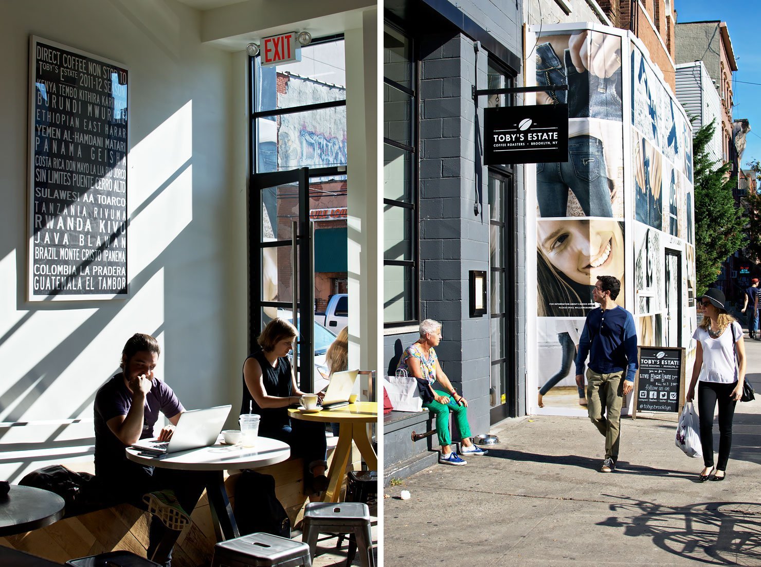 Toby's Estate Coffee in Brooklyn. One of the best coffee in New York.