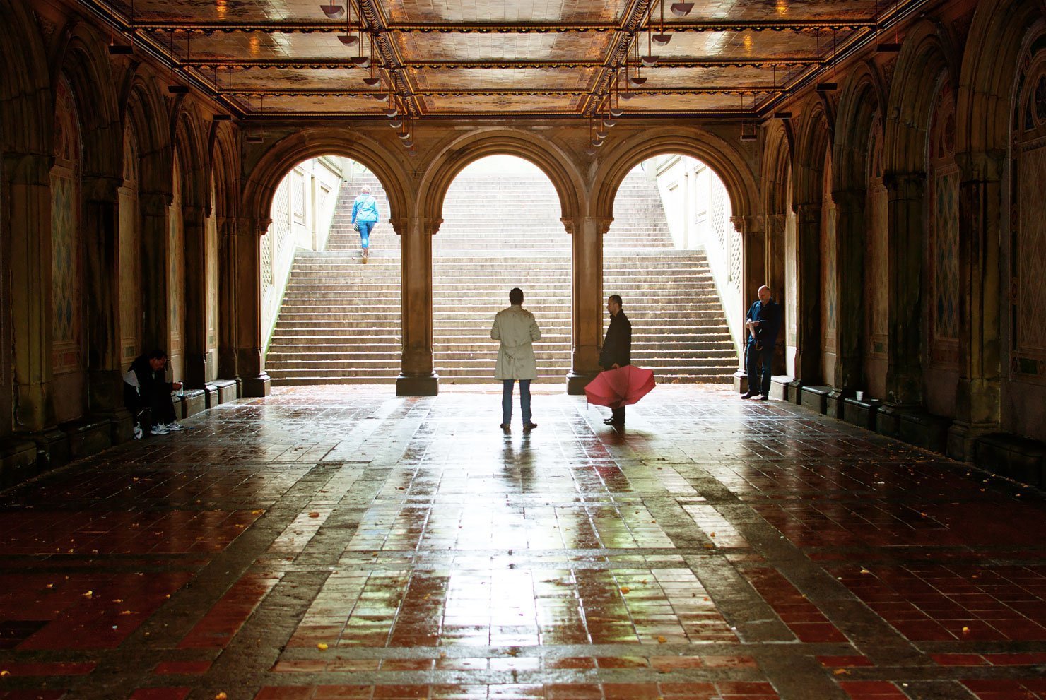 Bethesda Fountain Arcade in New York City