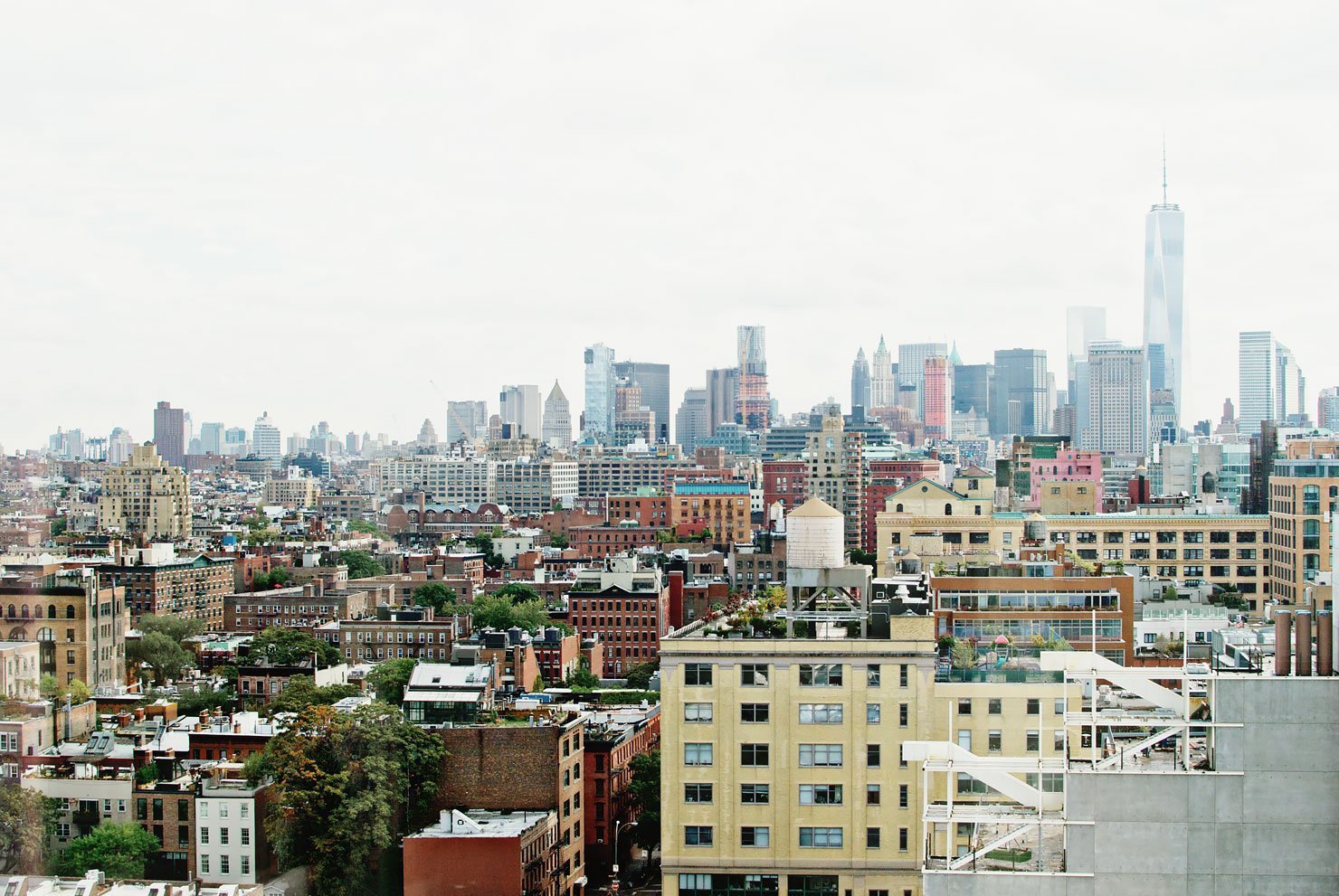 The view from my hotel room at the Standard Hotel New York