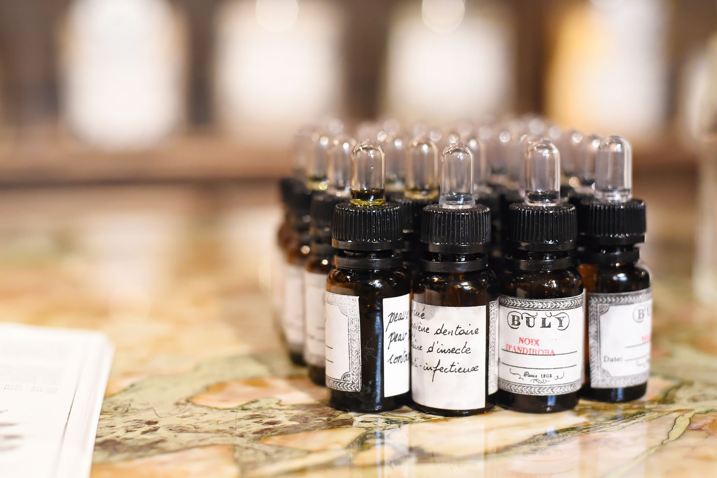 Buly 1803 - a perfume boutique that looks like an old pharmacy shop in Paris.