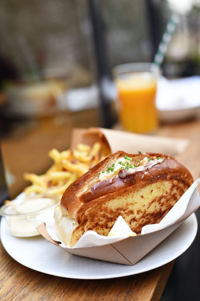 Lobster roll at Frenchie to Go in Paris