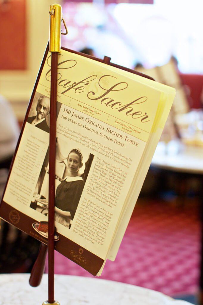 Cafe Sacher in Vienna for the original Sacher Torte