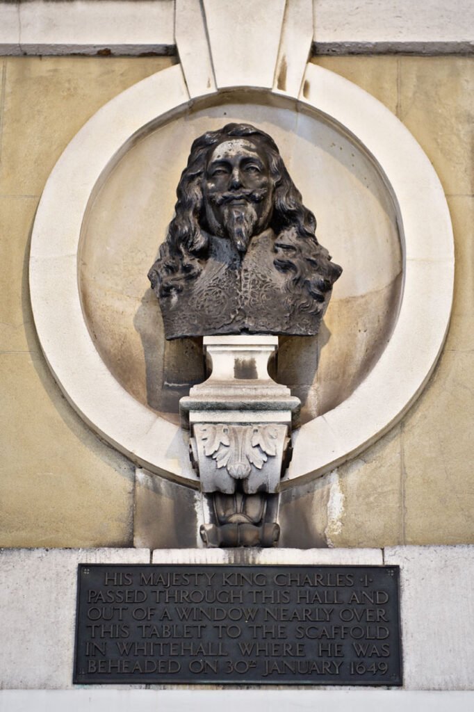 Banqueting House in London - Spot where Charles I was executed.