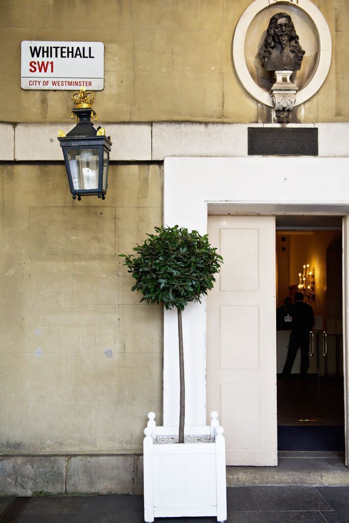 Banqueting House in London - Spot where Charles I was executed.
