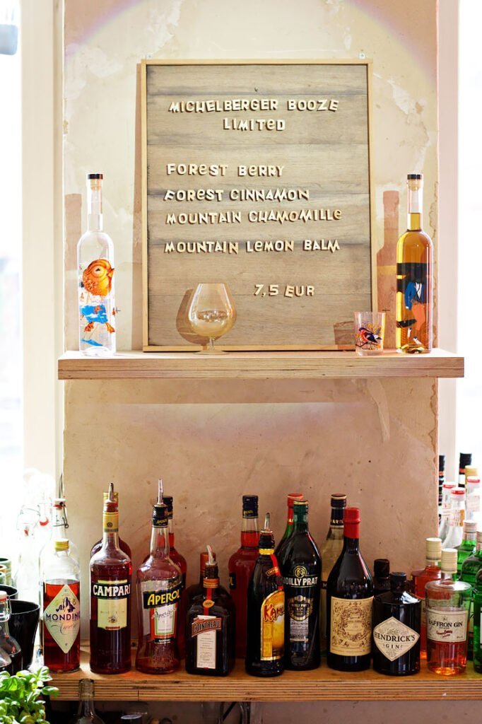 Michelberger Booze at the Michelberger Hotel in Berlin