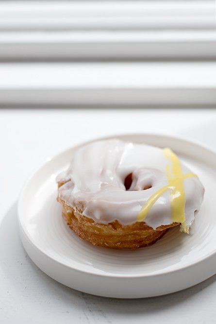 Exploring London villages: Bermondsey Street near London Bridge. Doughnut at Southerden.