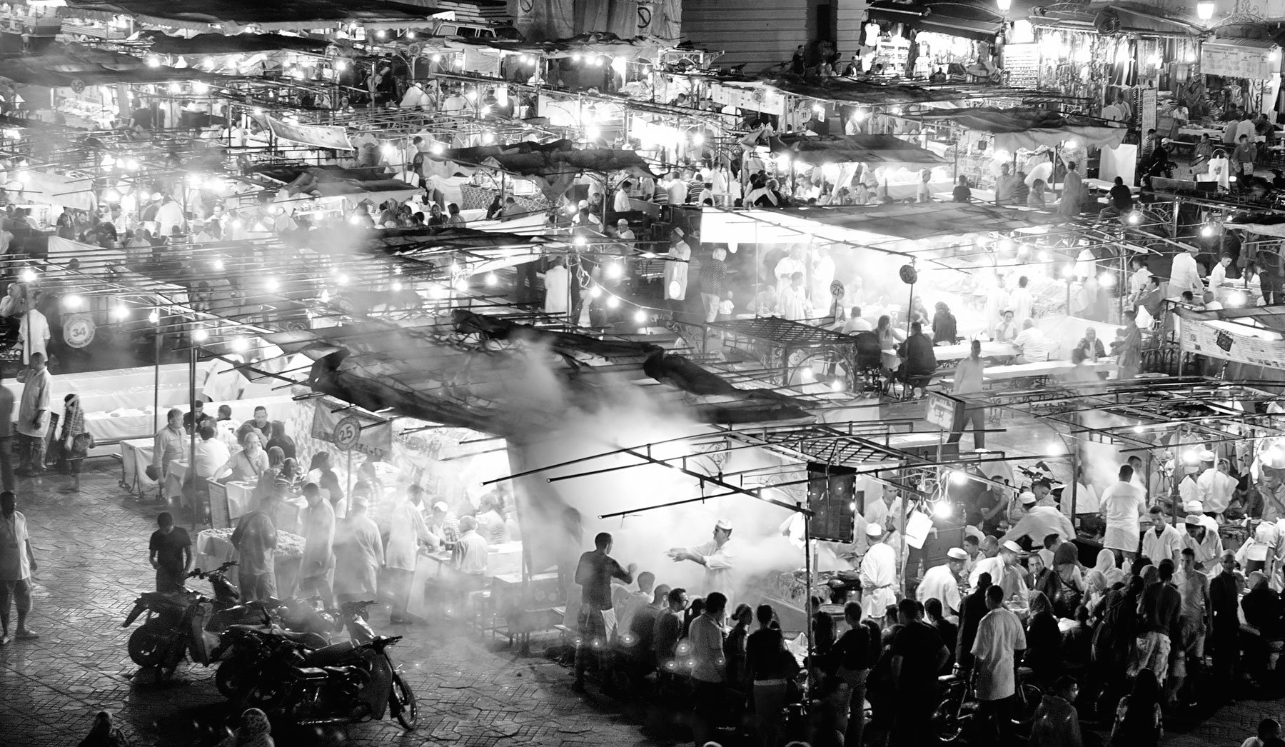 Jemaa-el-Fna, the main square in Marrakech