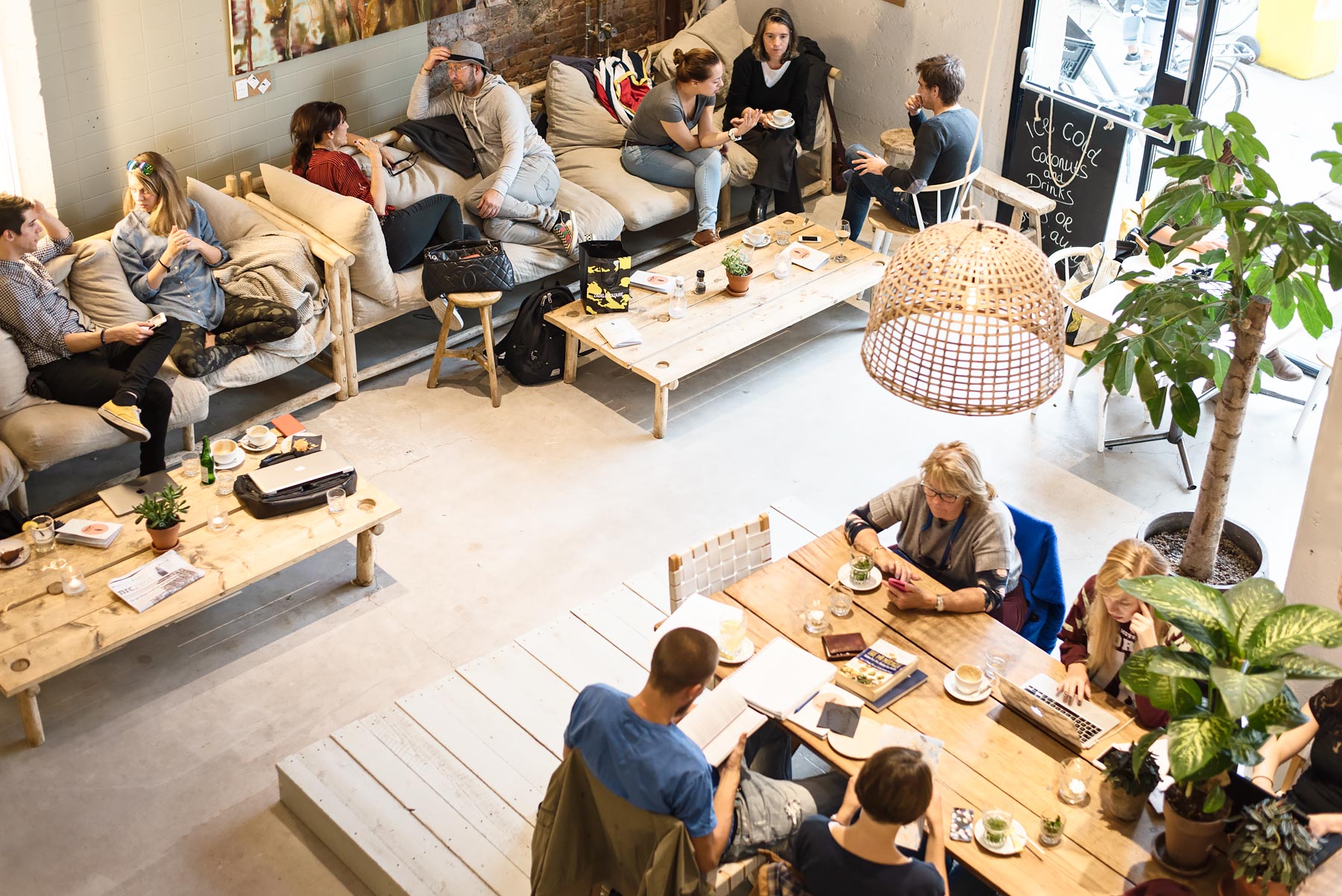 My 5 new favorite places in Amsterdam - CT Coffee & Coconuts in a former cinema