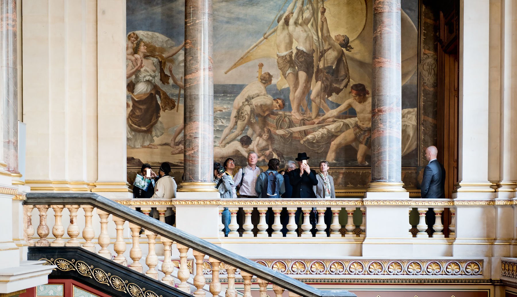 Inside the Foreign & Commonwealth Office during Open House London - The Grand Staircase