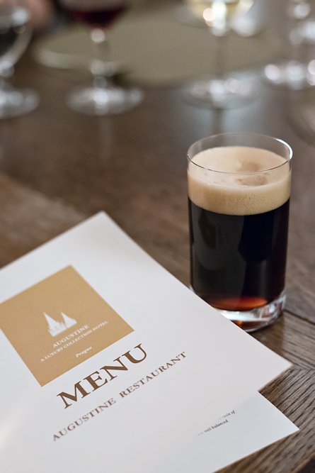 Dinner at Augustine Restaurant at Augustine, a Luxury Collection Hotel in Prague.