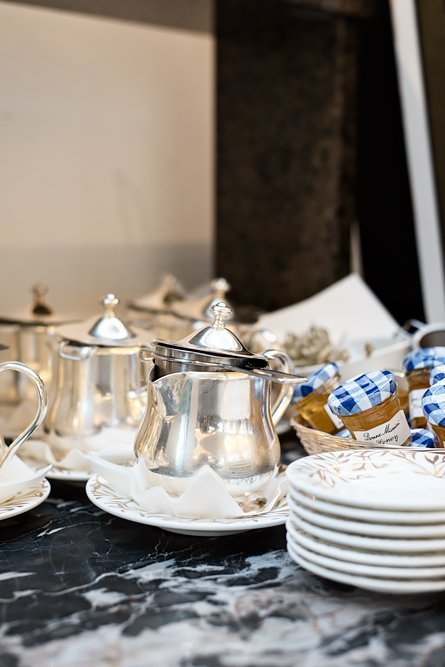 Breakfast at Augustine, a Luxury Collection Hotel in Prague.