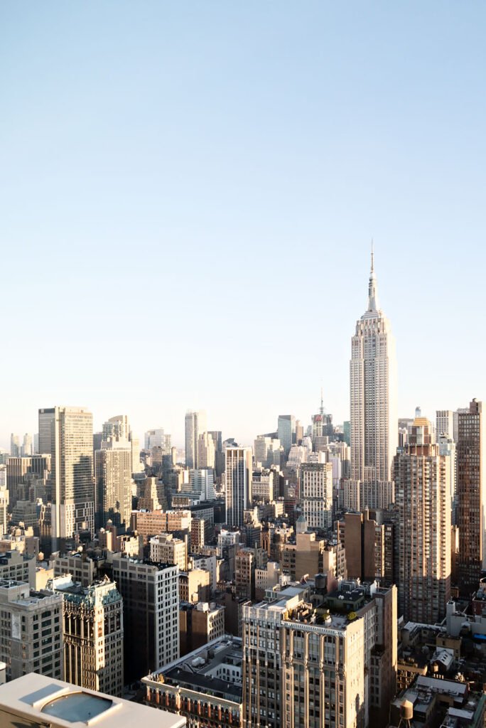 Manhattan view from The New York EDITION, a luxury boutique hotel in New York City. Read the full review on Urban Pixxels.