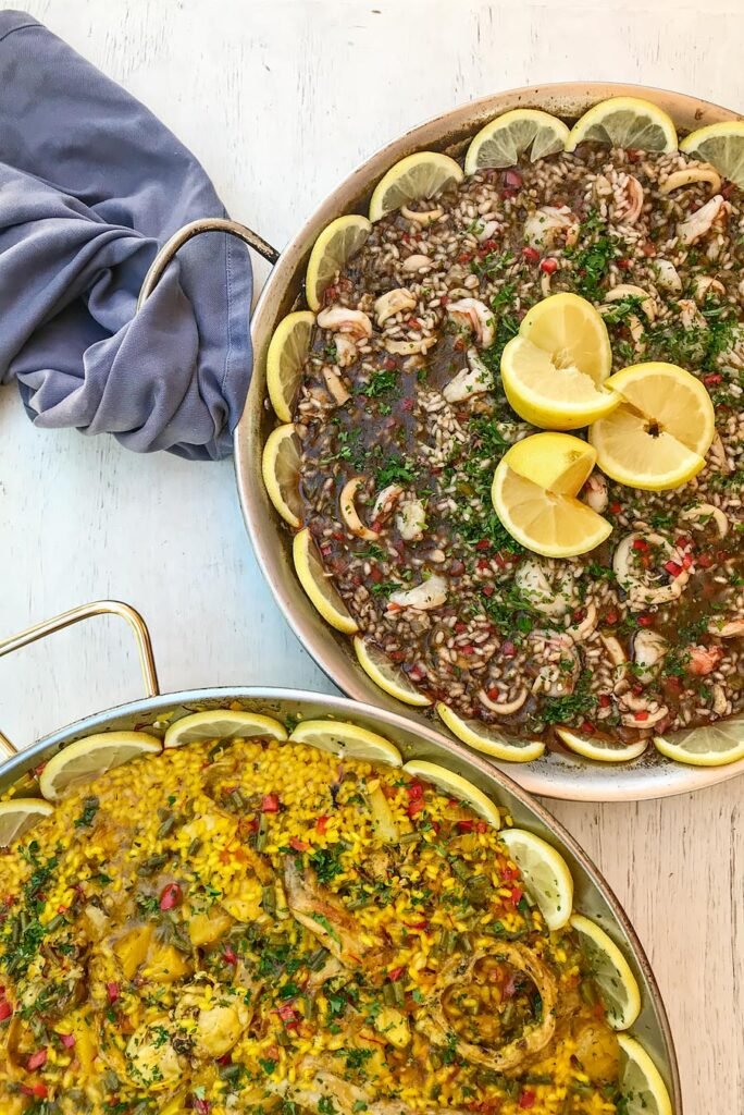 Puente Romano Beach Resort in Marbella, Spain. A Luxury 5 Star Foodie Destination. Paella at Sea Grill.