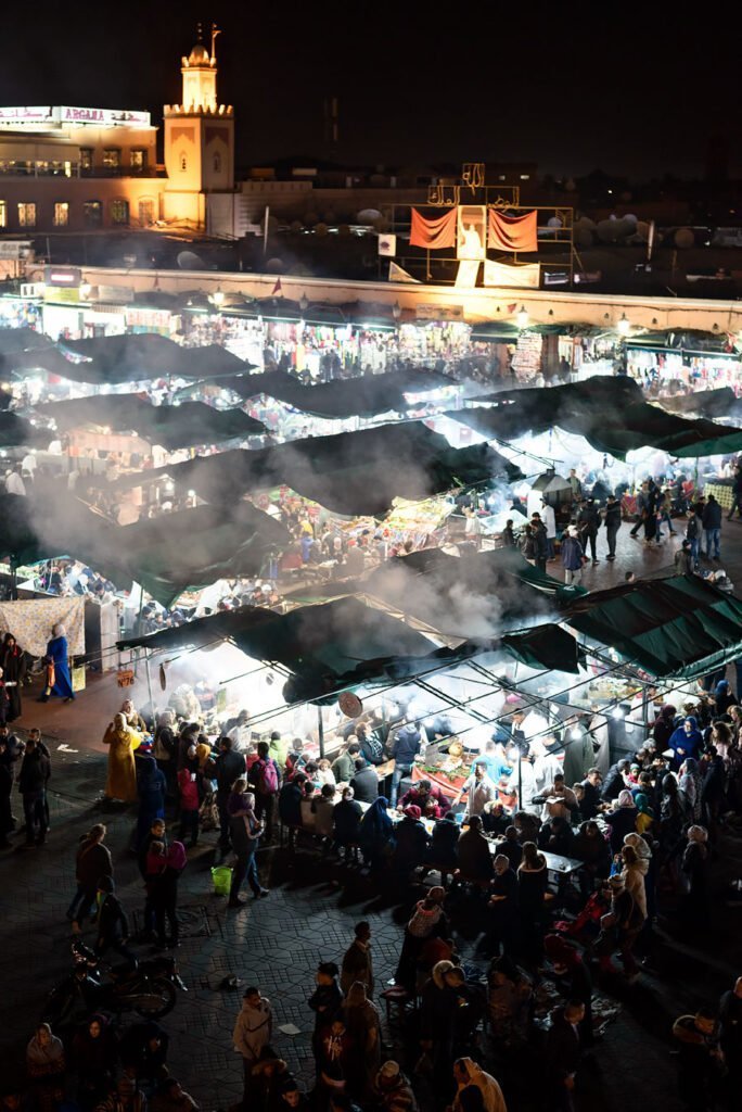 10 Amazing Things to Do in Marrakech (Marrakesh), Morocco - Food Stalls Djemaa El Fna