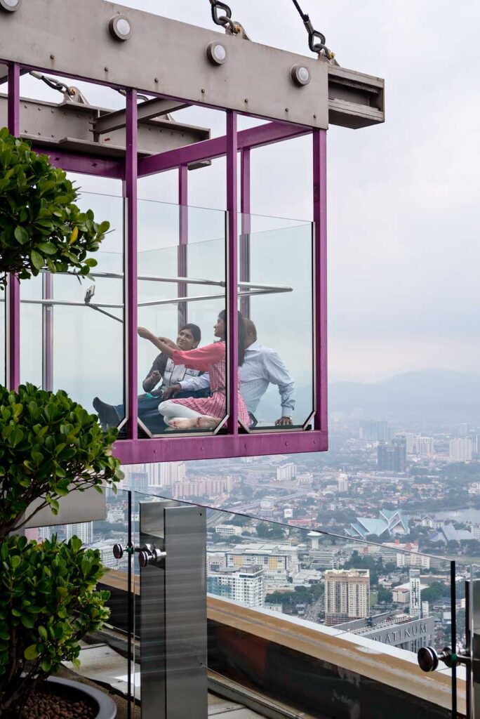 How to spend 3 amazing days in Kuala Lumpur, Malaysia - Menara Kuala Lumpur Tower Glass Sky Box