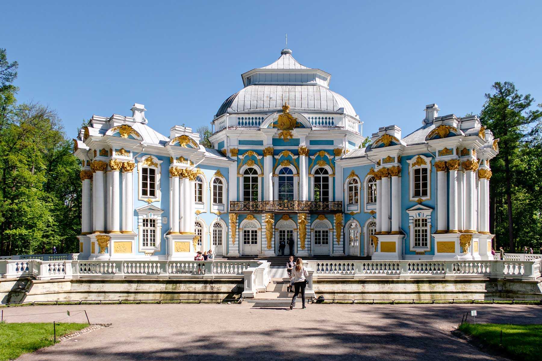 The Hermitage at Catherine Palace in St Petersburg. Read more about my first impressions of St Petersburg and how to get a Russian visa on my blog.