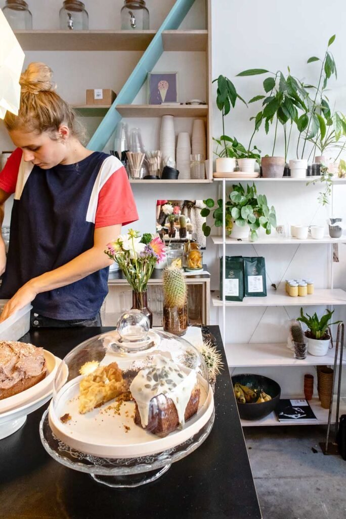 Lunch and cake at Noen in Mechelen. Read my blog post '11 Great Things to Do in Mechelen, Belgium' for more tips