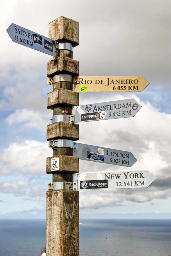 Signs at the lighthouse at Cape Point. South Africa in 3 Weeks | The Perfect South Africa itinerary for your first trip.