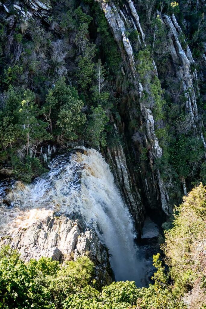 Waterfall at the Fernery Lodge, hotel in Stormsrivier. South Africa in 3 Weeks | The Perfect South Africa itinerary for your first trip.