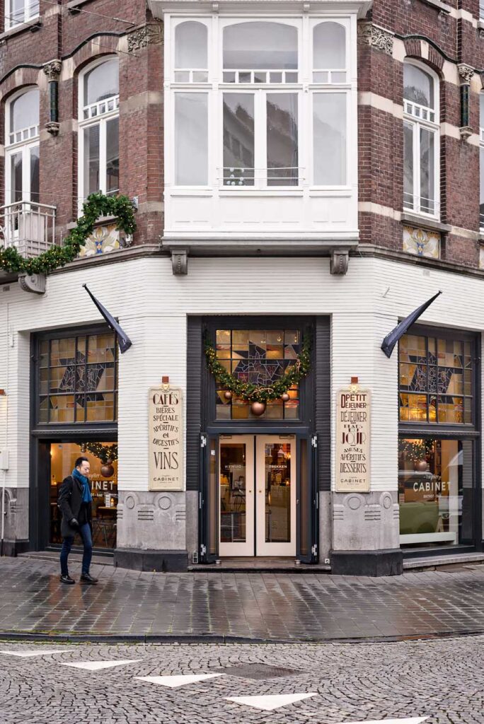 't Wycker Cabinet in Maastricht, een geweldig restaurant voor ontbijt, lunch of diner in de populaire wijk Wyck.