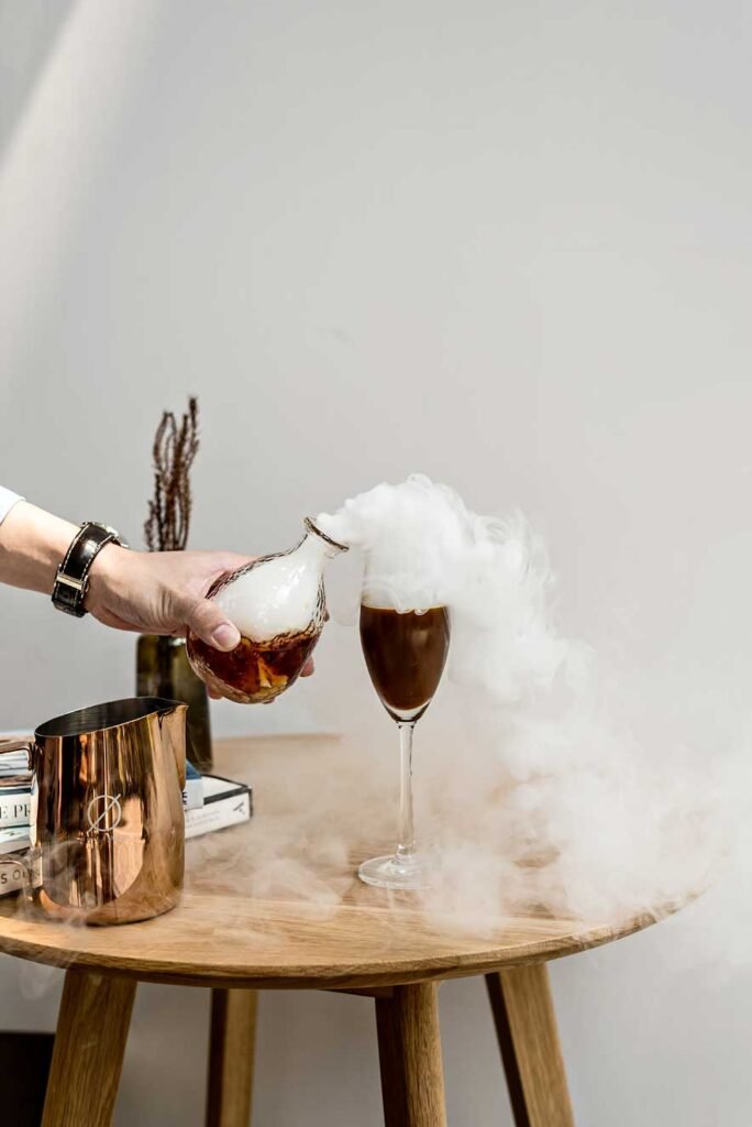 Høst x Amber in Bangkok, Thailand. For the most spectacular and most expensive coffee in town.