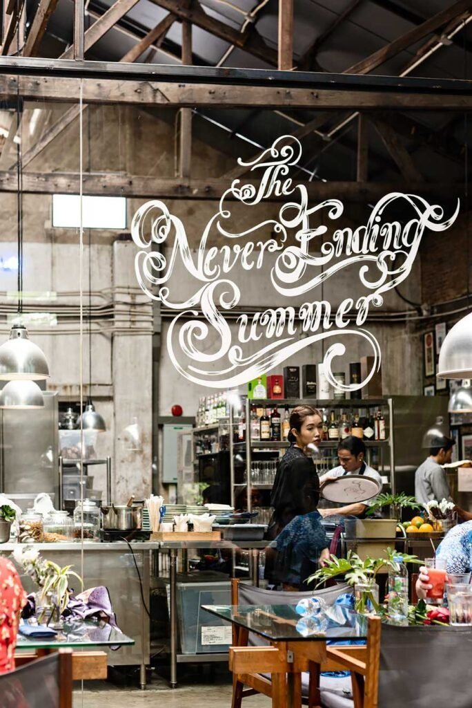 The Never Ending Summer in Bangkok, Thailand. One of the best restaurants for classic Thai dishes with a modern twist.