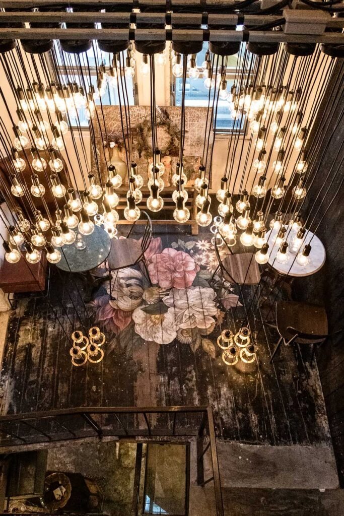 Wallflowers Upstairs in Bangkok, Thailand. A beautiful and inviting rooftop bar in Chinatown.