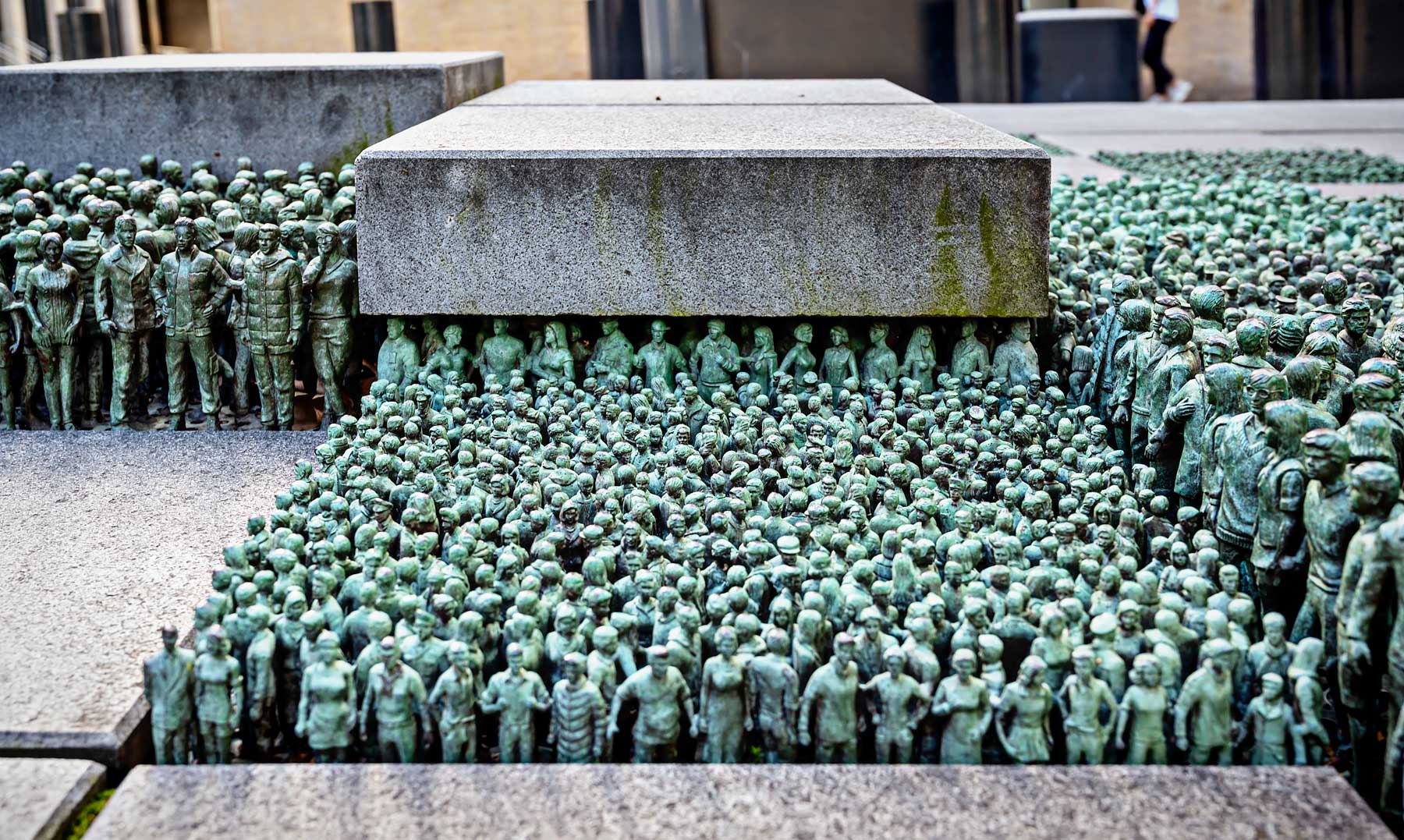 Grass roots square door Do Ho Suh in Oslo