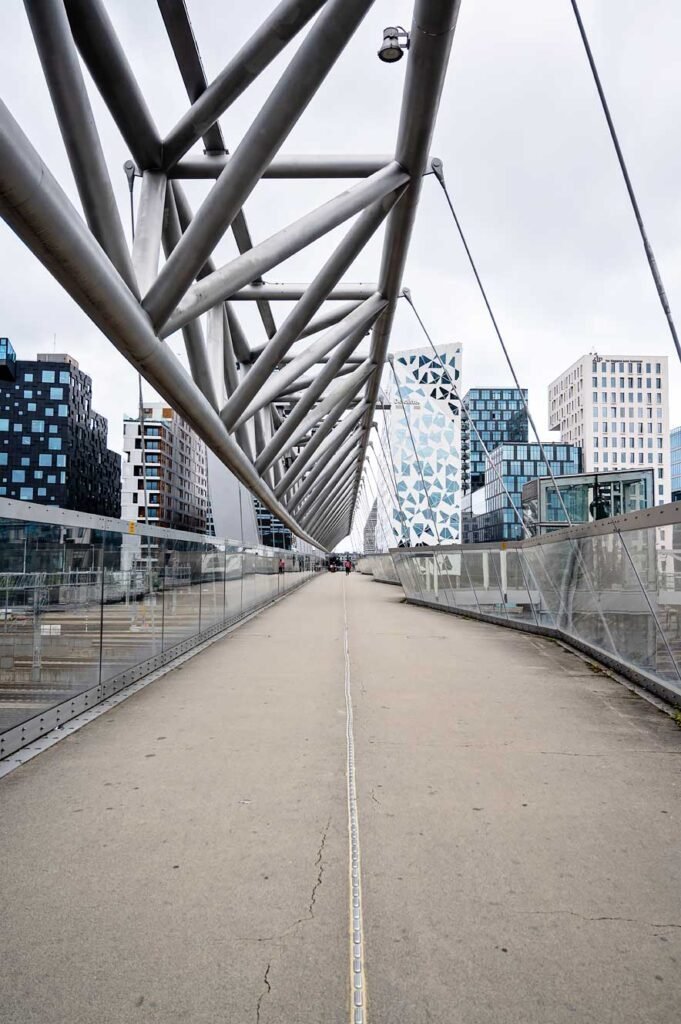 Barcode Project architectuur in Oslo, Noorwegen