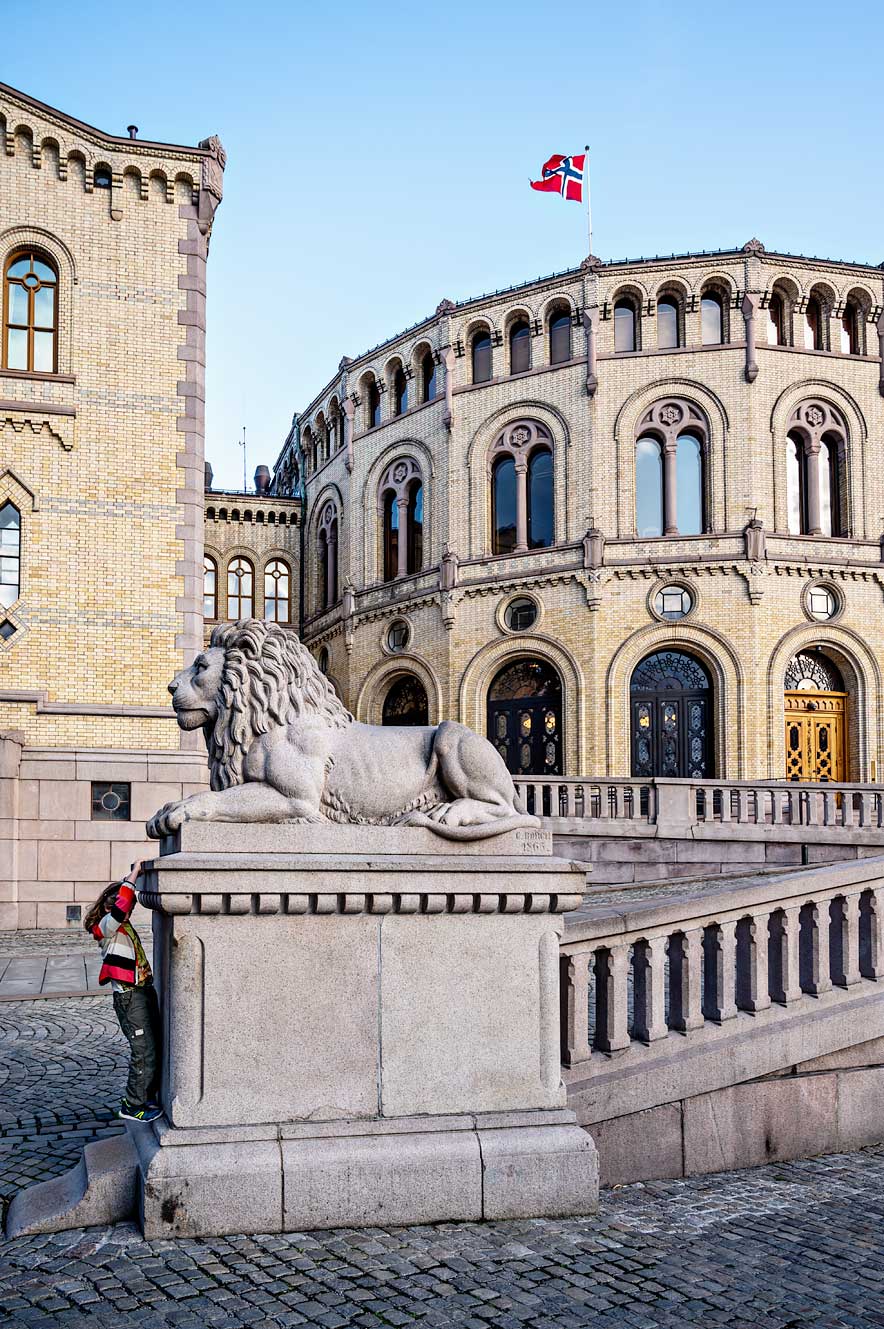 Parlementsgebouwen in Oslo