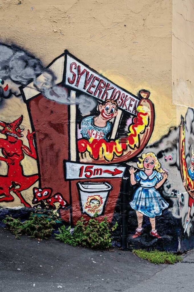 Syverkiosken voor de beste pølser - Noorse hotdog - in Oslo