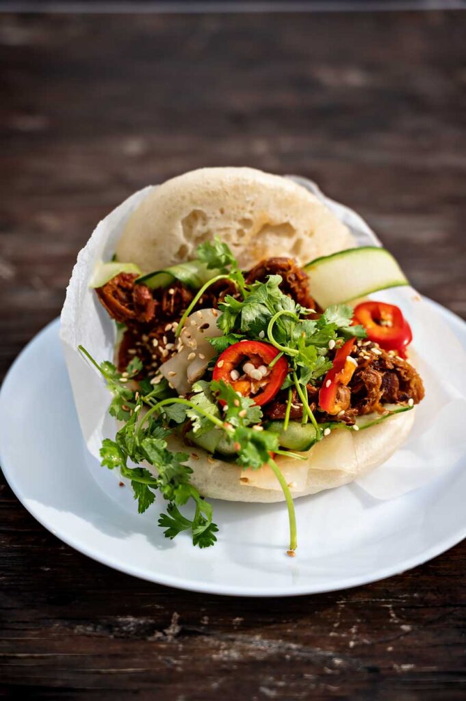 Vippa Street Food Court in Oslo - Mr Chow by Plah gestoomde Bun Bao