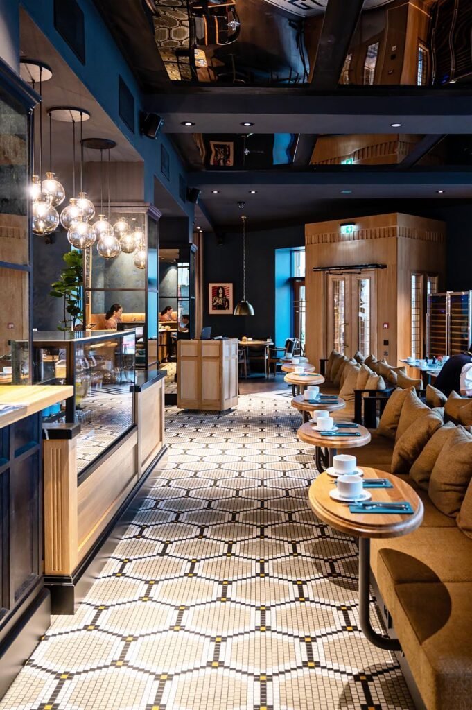 Atlas Brasserie at the Amerikalinjen boutique hotel in Oslo, Norway.