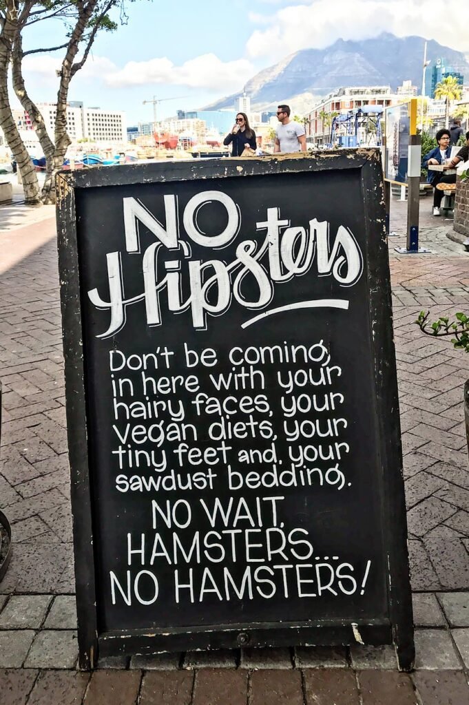 V&A Food Market at the V&A Waterfront in Cape Town.