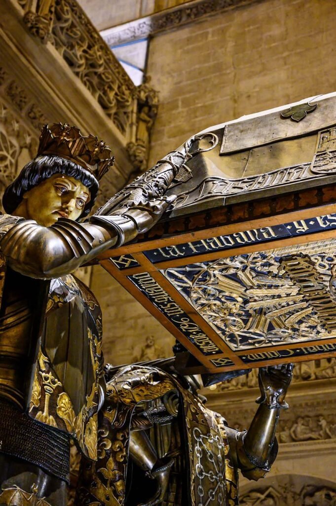 Graf van Columbus in de kathedraal van Sevilla
