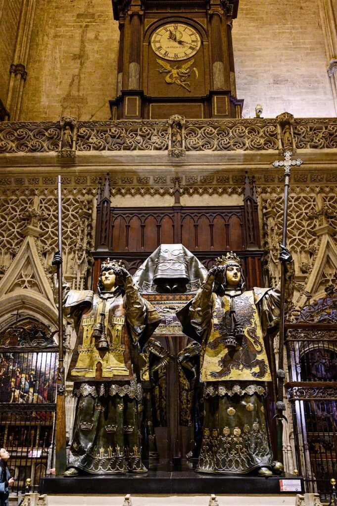 Graf van Columbus in de kathedraal van Sevilla