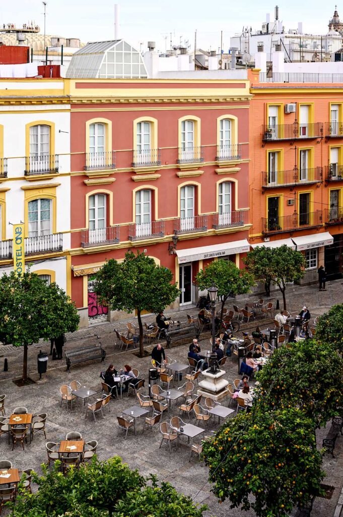 Plaza de San Andres in Sevilla