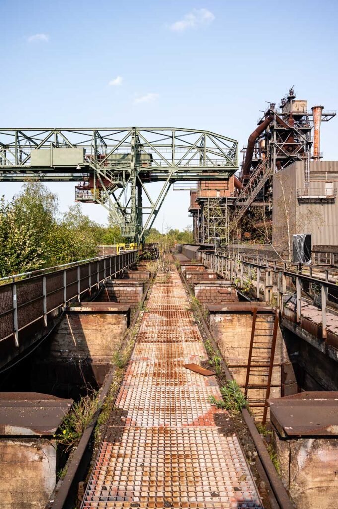 Landschapspark Duisburg-Noord in Duitsland