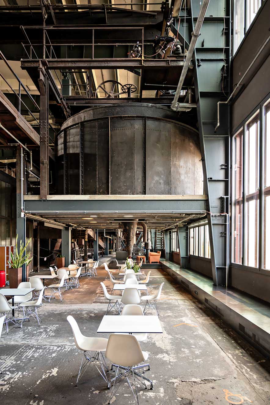 Ruhr Museum cafe in Zollverein in Essen Duitsland