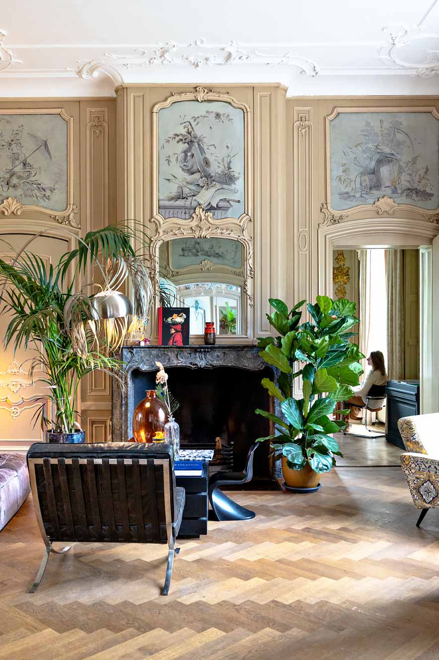 Plantage Rococo eco-hotel in Velsen-Zuid met vintage interieur vlakbij Amsterdam. Een van de leukste boutique hotels in Nederland.