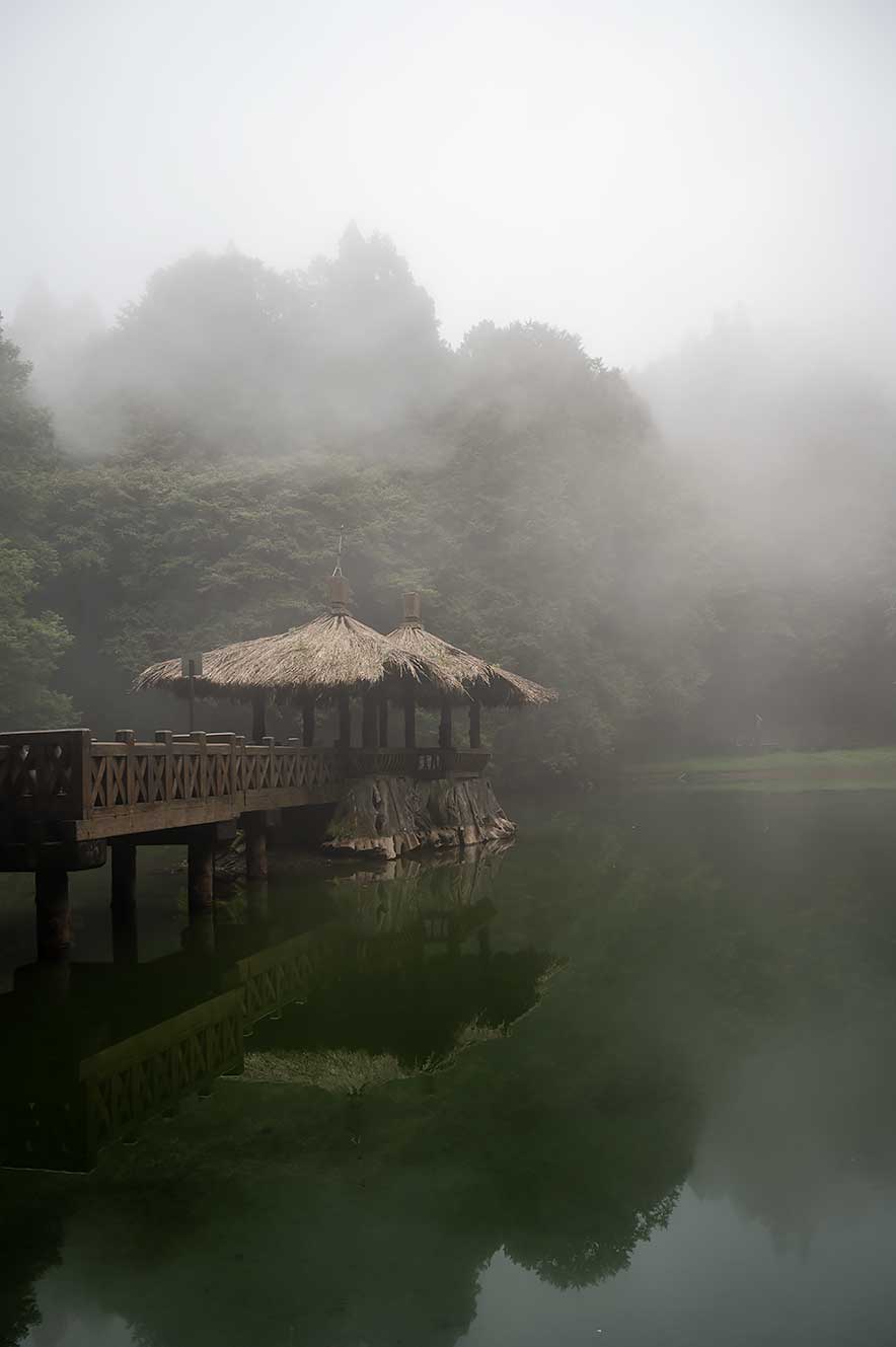 Sisters' Pond in Alishan Nationaal Park in Taiwan