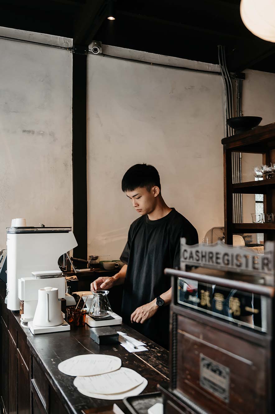 Moku Sho in Chiayi, Taiwan voor geweldige koffie en wafels