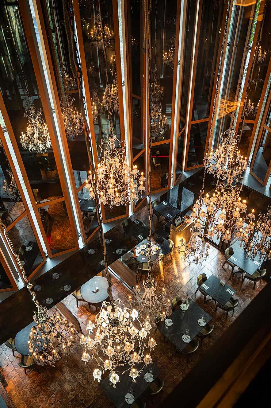 Restaurant in Hotel Proverbs in Taipei, Taiwan